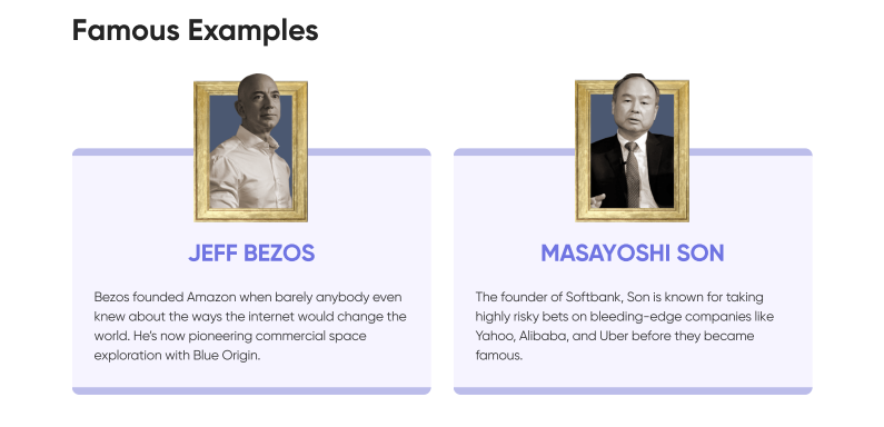 Jeff Bezos + Masayoshi Son