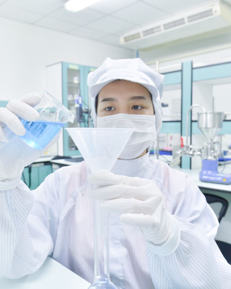 การเตรียมและทดสอบเนื้อผลิตภัณฑ์ในห้องปฏิบัติการ
